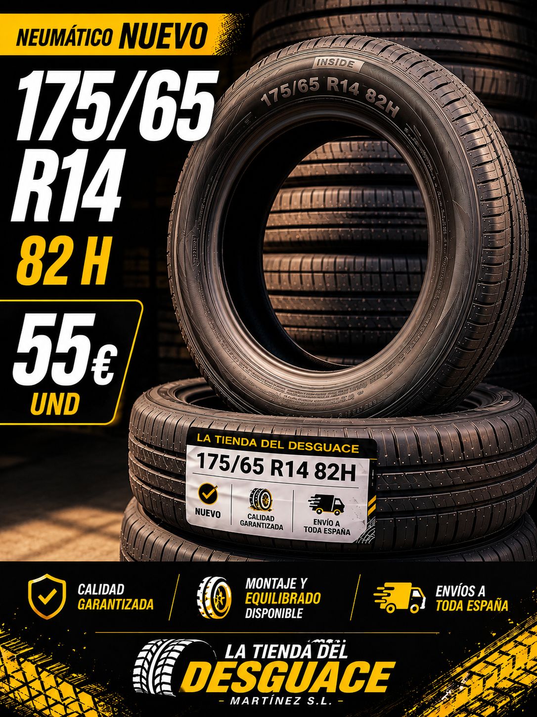 Neumático Nuevo 175/65 R14 82H