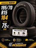 Neumático Nuevo 195/70 R15 104