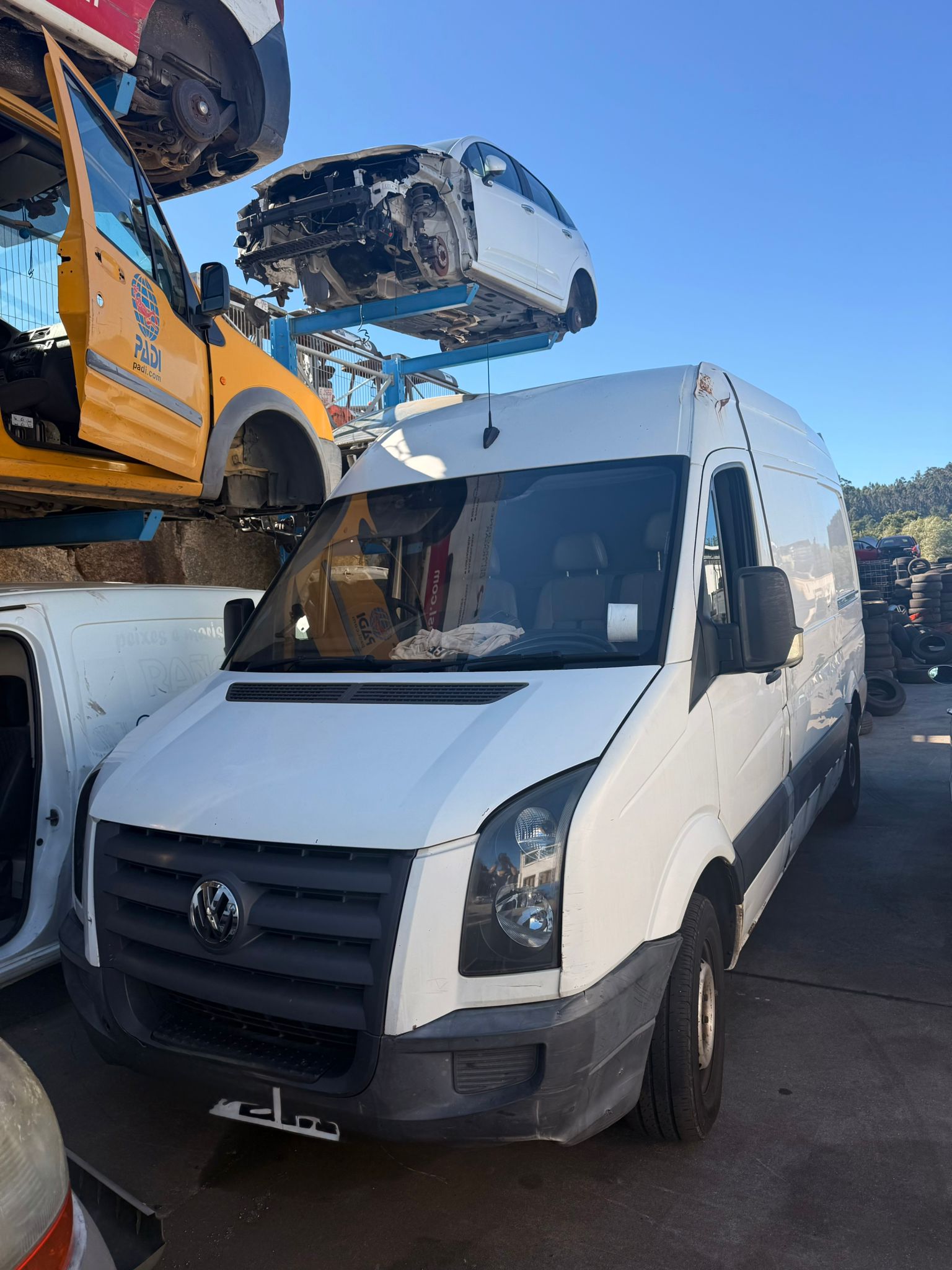 VW CRAFTER 2008 2.5TDI 136cv motor CEB, cambio manual